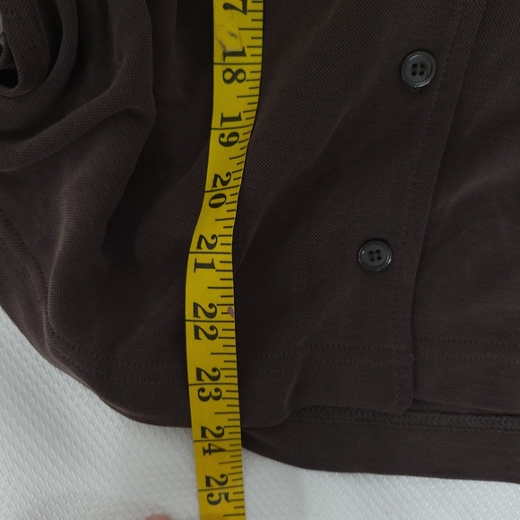 Talbots Brown coffee Long Sleeve Cropped Cardigan,Women's Size Large - Picture 9 of 11